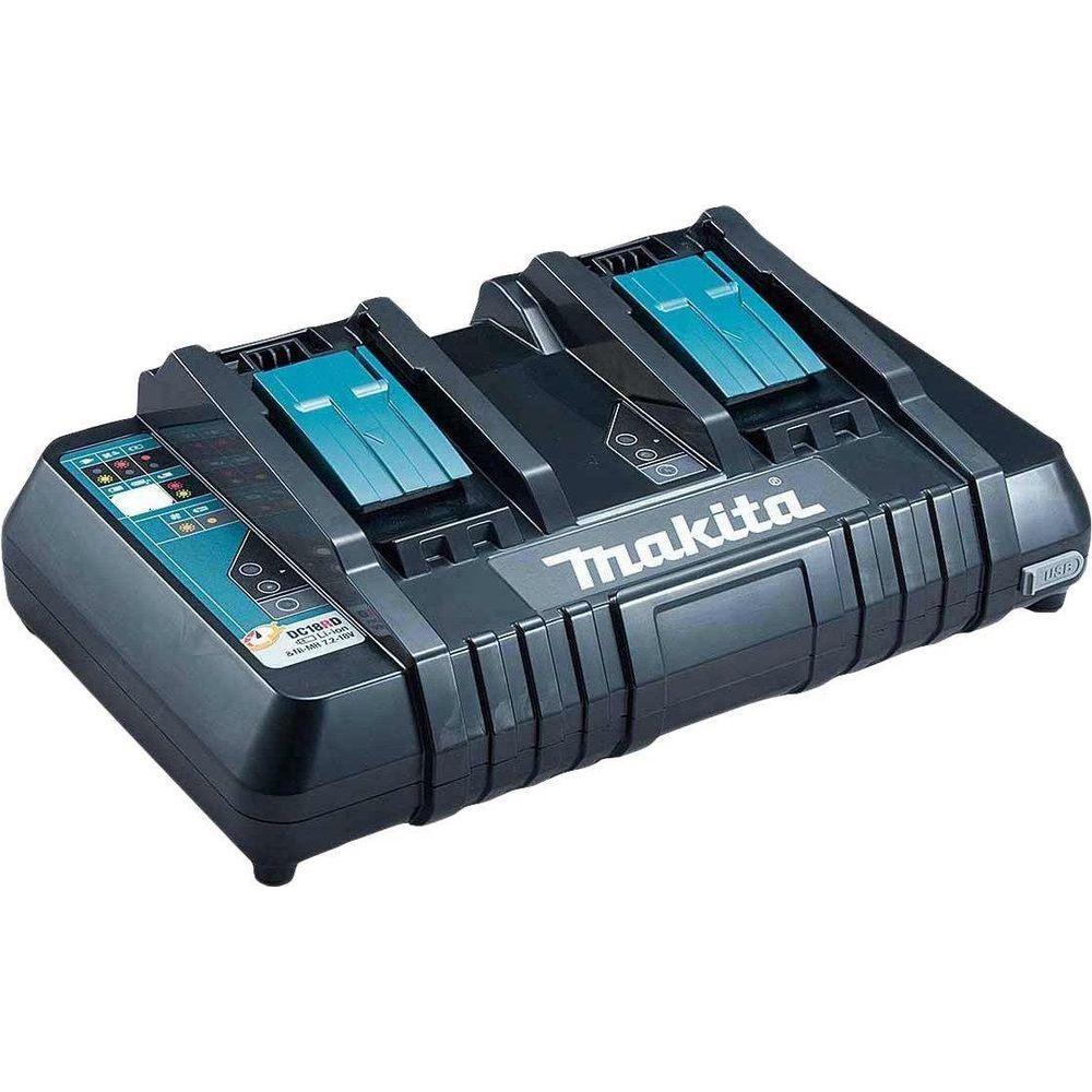 Makita DC18RD 18V  LXT Lithium Ion Rapid Optimum Charger (2 Ports) - Goldpeak Tools PH Makita Makita DC18RD 18V  LXT Lithium Ion Rapid Optimum Charger (2 Ports) - Goldpeak Tools PH Makita